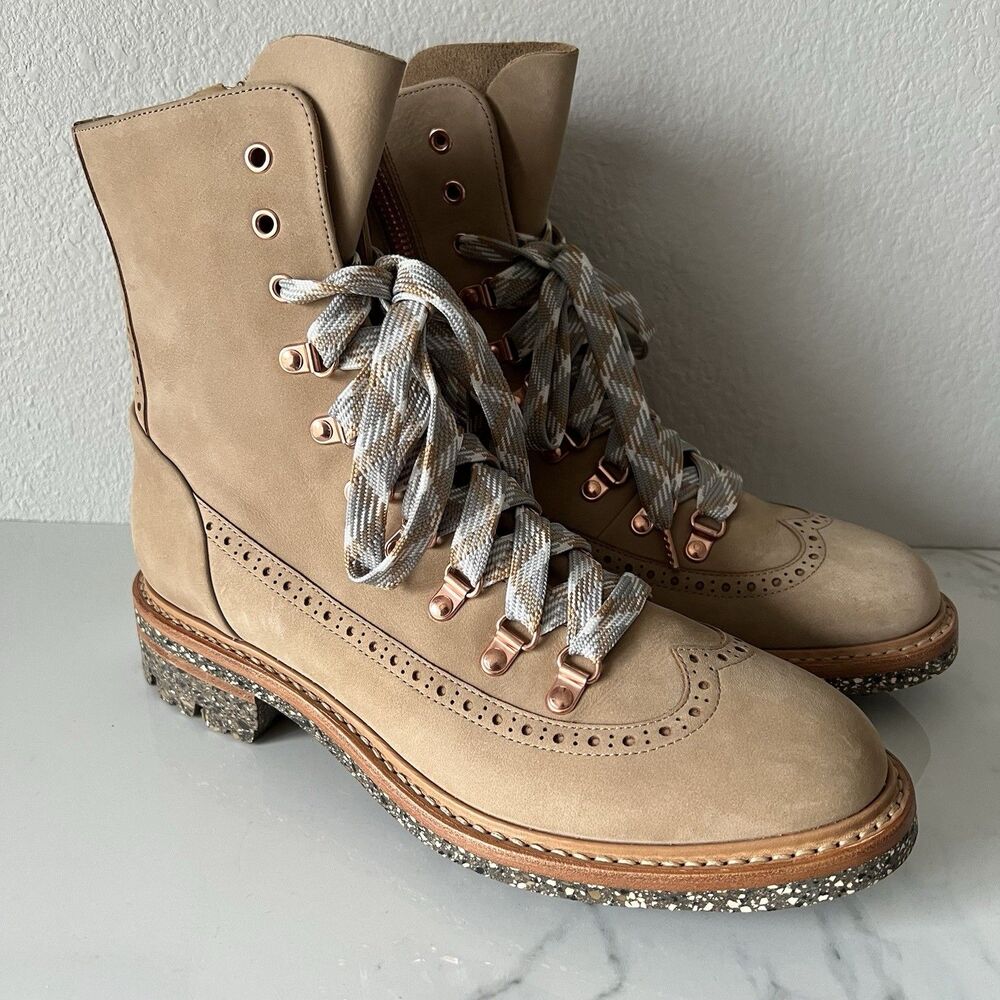 The Office of Angela Scott Mr. Bernard  Leather Combat Boots Size 41